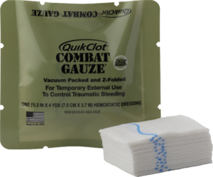 Quikclot Combat Gauze.