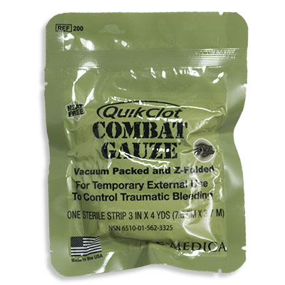 QuikClot Combat Gauze (Military)