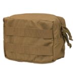 Horizontal Utility General Purpose Pouch MOLLE Medium Coyote