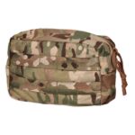 Horizontal Utility General Purpose Pouch MOLLE Large Multicam