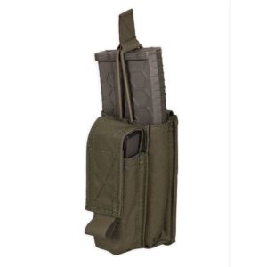 Chase Tactical Single Kangaroo Mag Pouch for 5.56 mm + Pistol Green