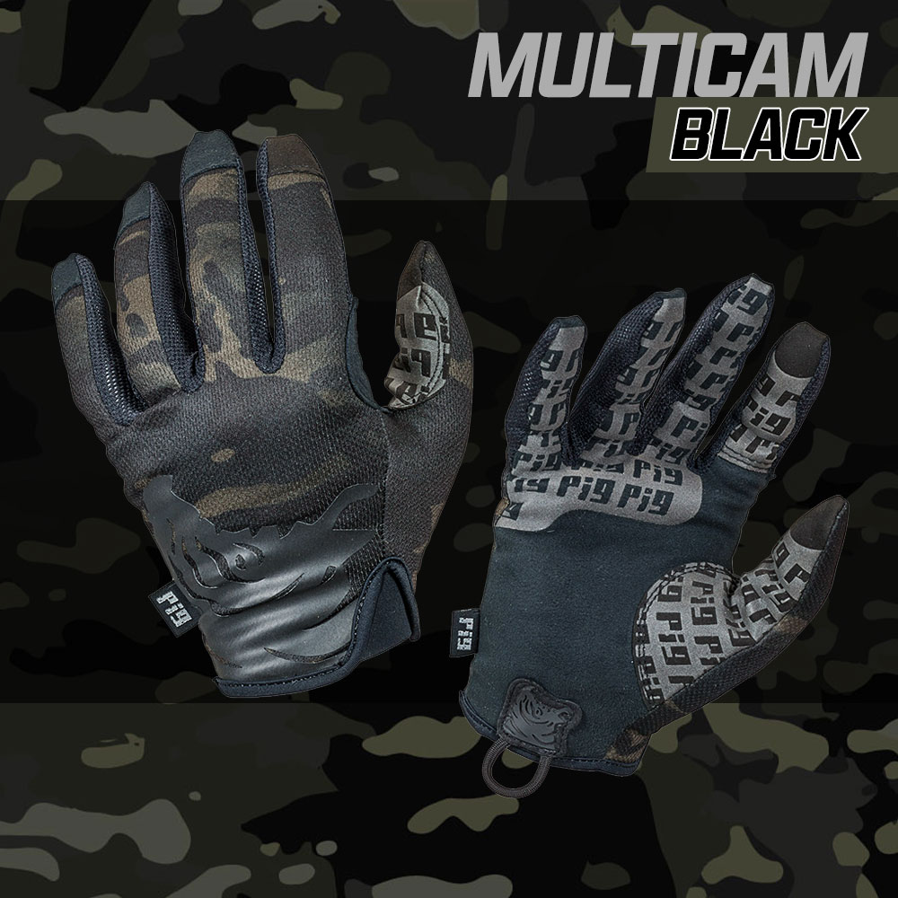 PIG Delta FDT Full Dexterity Tactical Gloves MULTICAM BLACK