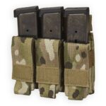 Chase Tactical Triple Pistol Pouch Multicam