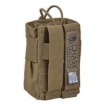 Chase Tactical Adjustable Radio Pouch Coyote