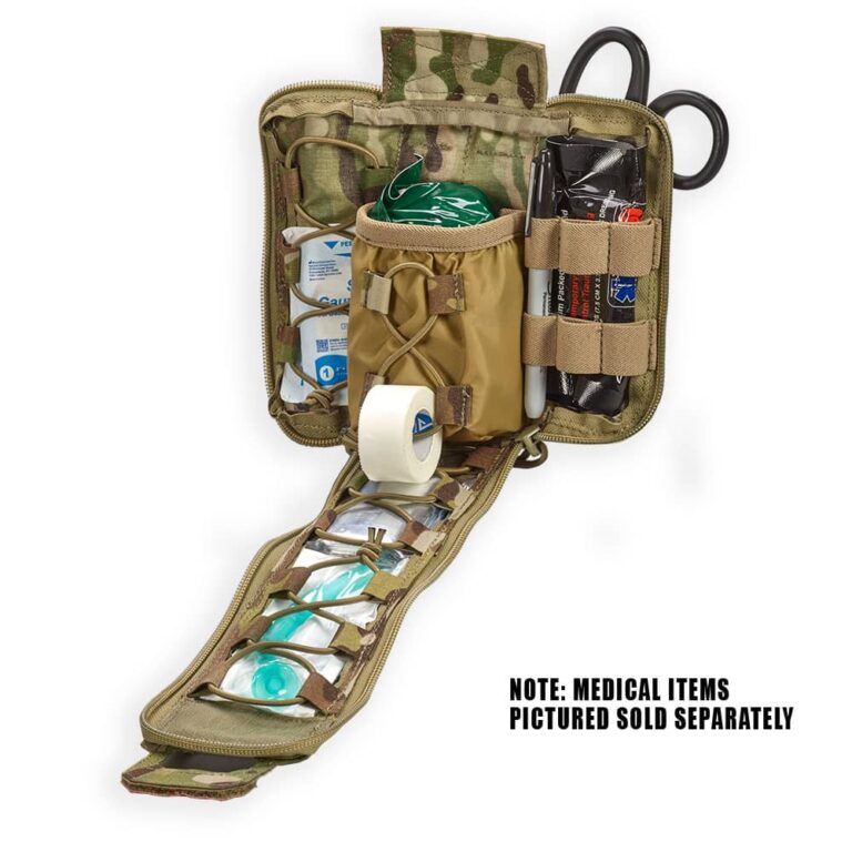 Rapid Deploy MOLLE Mini IFAK Beutel – Leer, Wasserdicht, Aus 500D Nylon, Für Erste-Hilfe, Taktische Ausrüstung & Outdoor