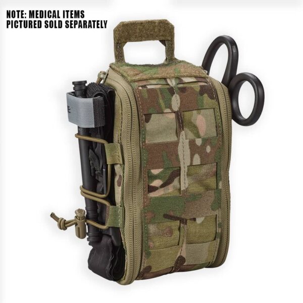 Rapid Deploy MOLLE Mini IFAK Beutel – Leer, Wasserdicht, Aus 500D Nylon, Für Erste-Hilfe, Taktische Ausrüstung & Outdoor