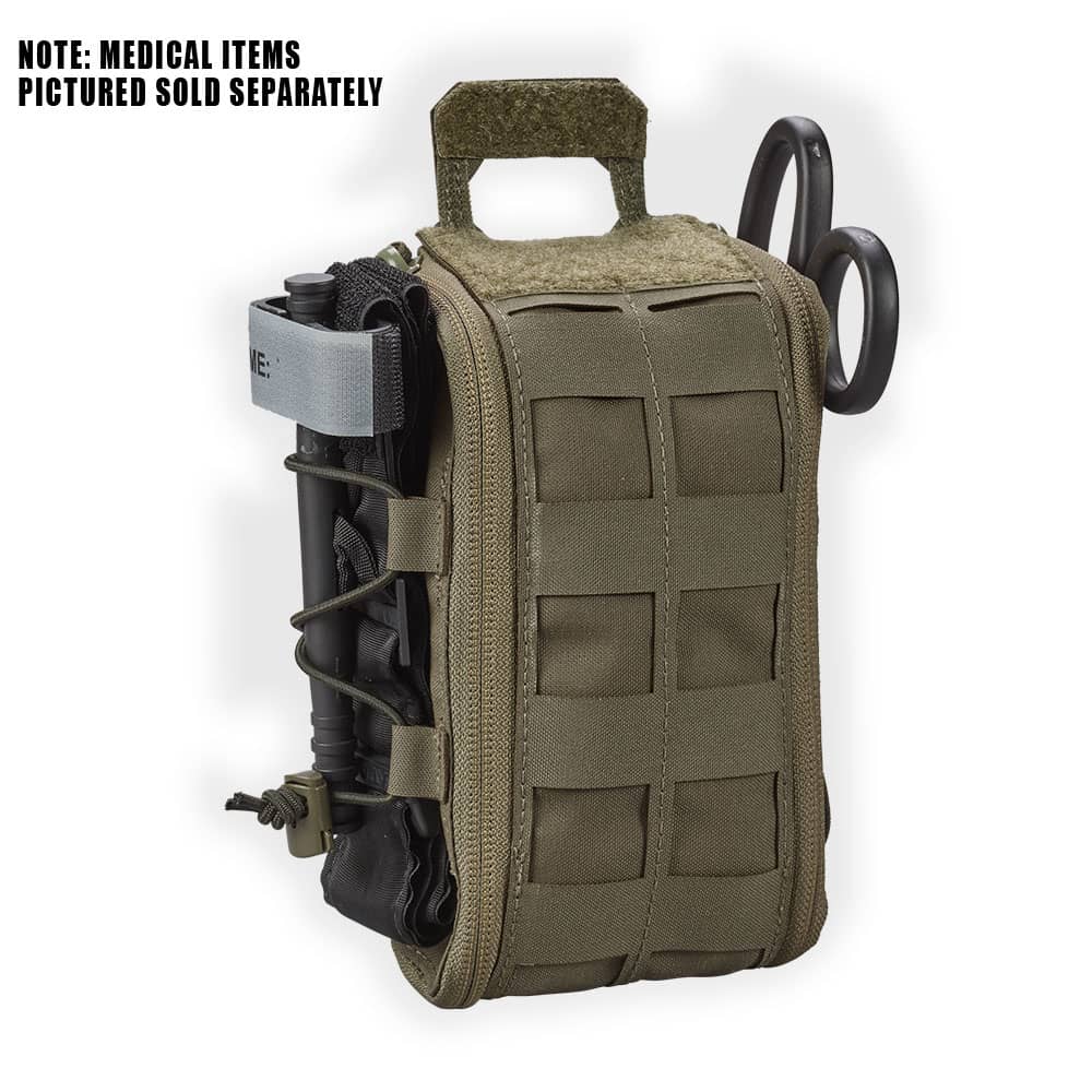Rapid Open IFAK Pouch Ranger Green 04 | Chase Tactical | Tactical Gear