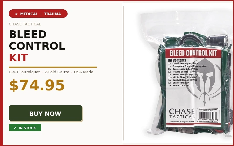 bleed medical kit | Chase Tactical | Tactical Gear Bleed Medical Kit