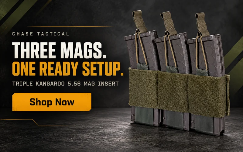 Triple Kangaroo Rifle Mag | Chase Tactical | Tactical Gear Triple Kangaroo Rifle Mag