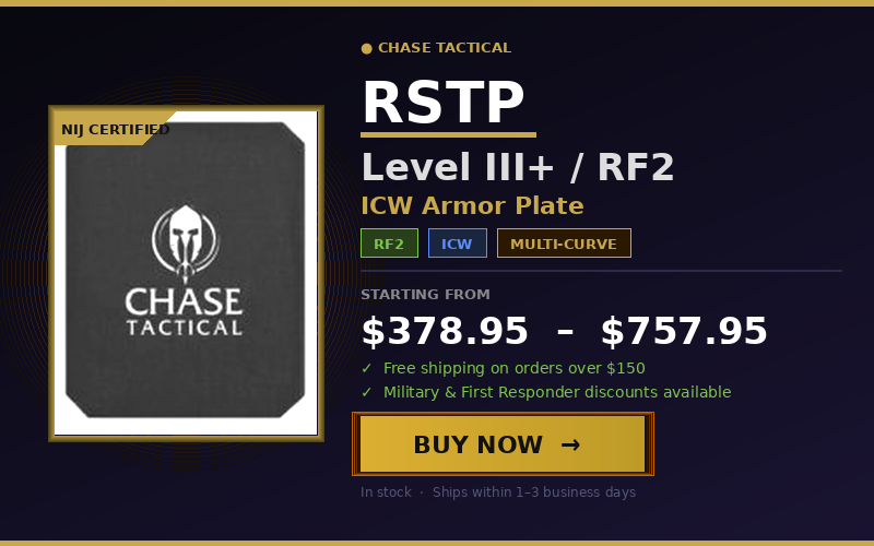 RF2 armor plate | Chase Tactical | Tactical Gear Rf2 Armor Plate