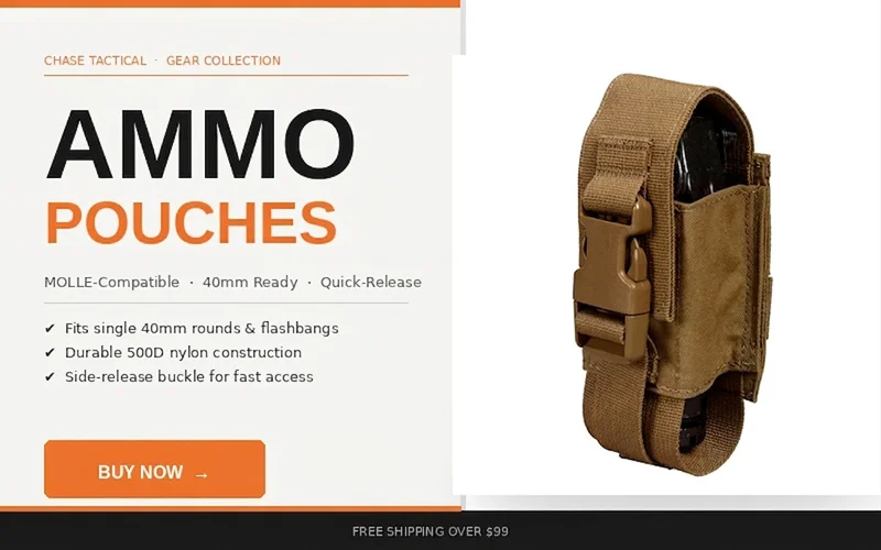 Ammo Pouch | Chase Tactical | Tactical Gear Ammo Pouch
