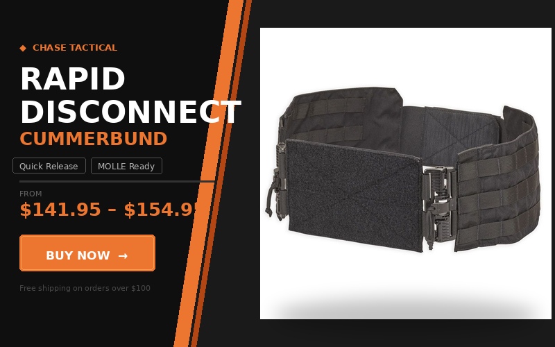 Plate Carrier Cummerbund