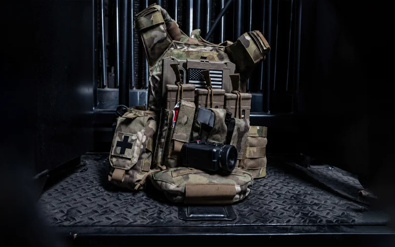 Tactical gear in steel locker | Chase Tactical | Tactical Gear Tactical Gear In Steel Locker