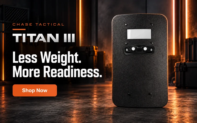 TITAN Level III Ballistic Armor Shield | Chase Tactical | Tactical Gear Titan Level Iii Ballistic Armor Shield