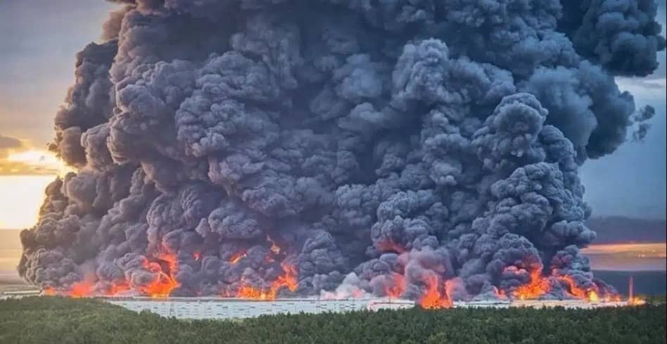 Ukraine's Drone Raid Torches Russia's Wildberries Warehouses