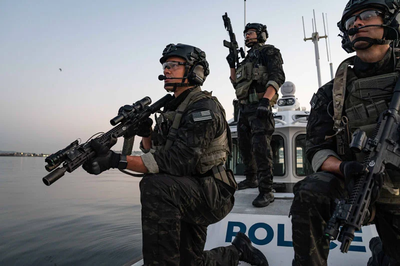 Tactical law enforcement team wearing body armor and helmets | Chase Tactical | Tactical Gear Tactical Law Enforcement Team Wearing Body Armor And Helmets