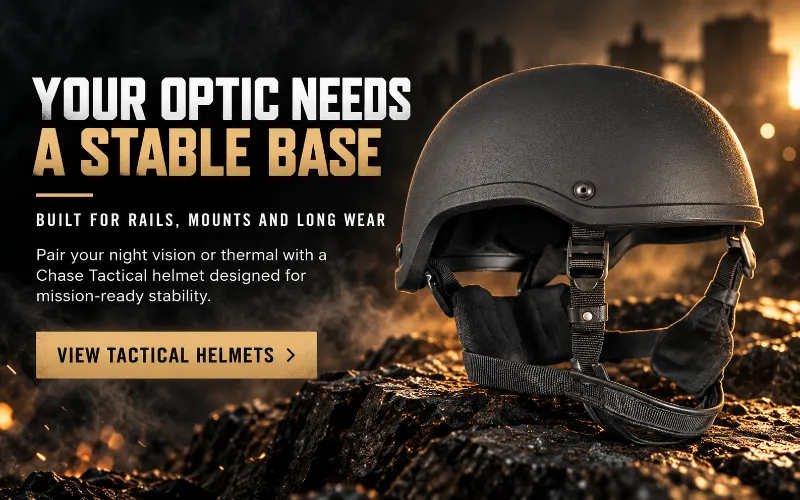 Ballistic Helmet for Night Vision | Chase Tactical | Tactical Gear Ballistic Helmet For Night Vision
